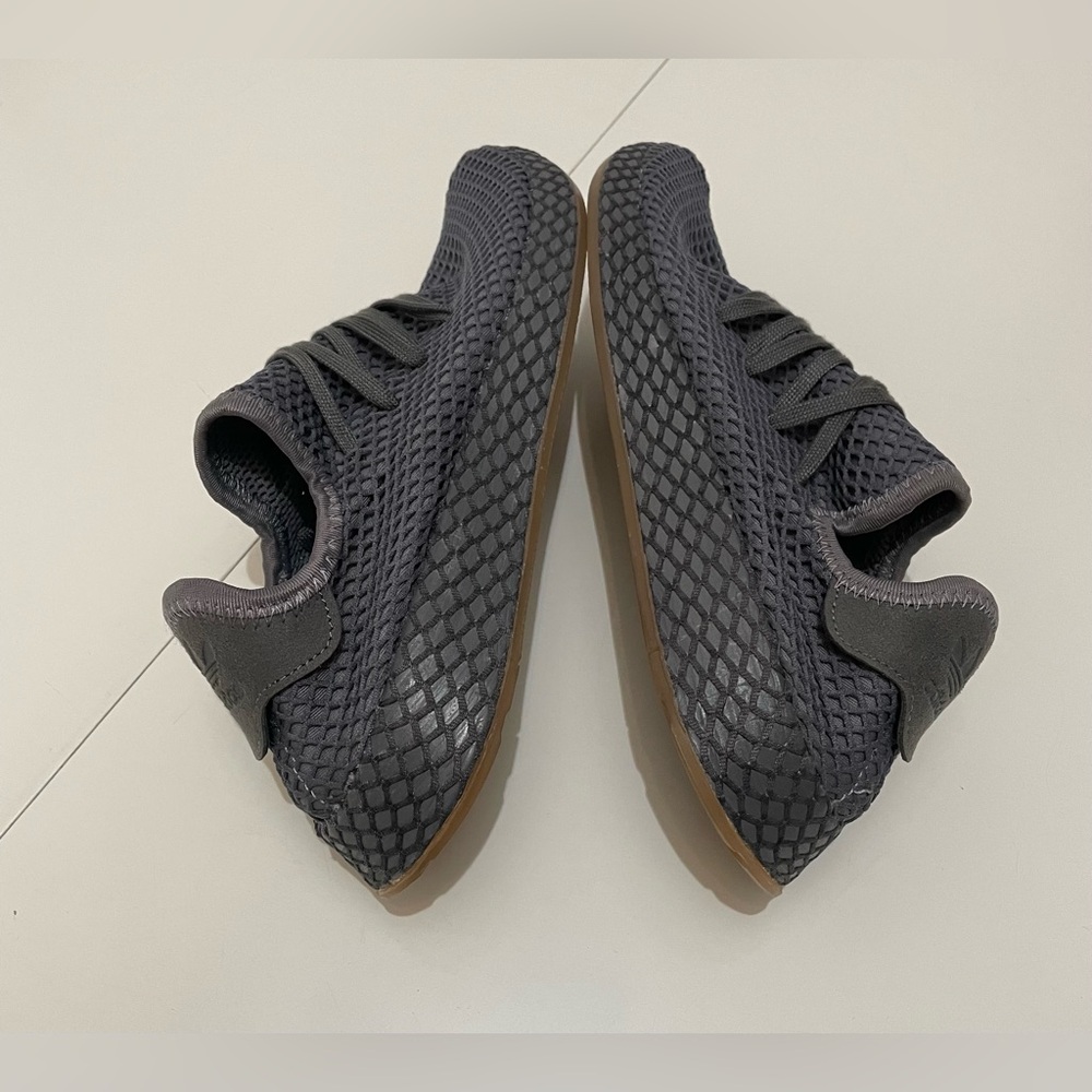 NWOB adidas Originals Deerupt Runner ( Grey/Grey/Cloud White) Men’s Sz 9 - Picture 8 of 14